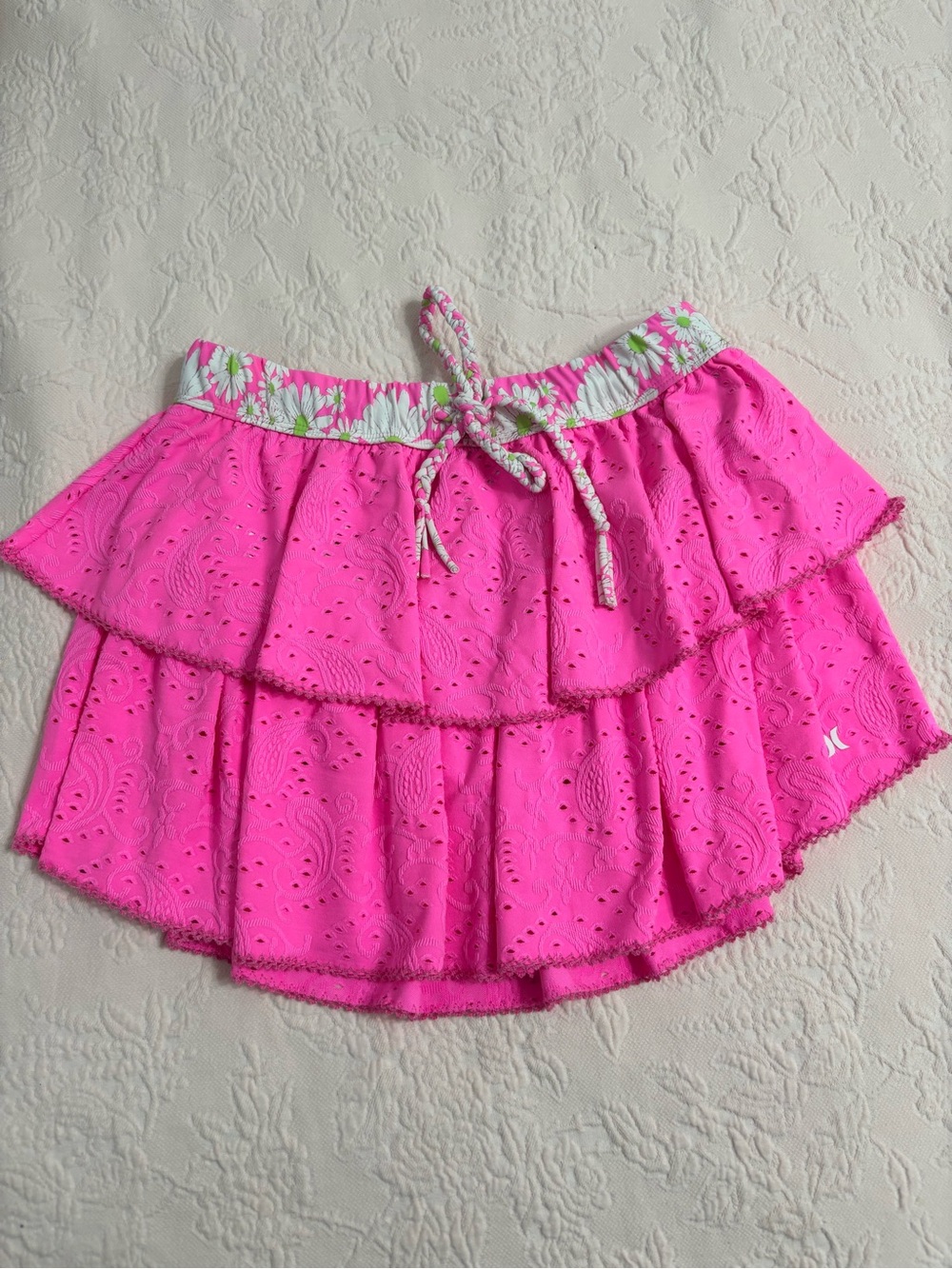 LoveShackFancy x Hurley Pink Skirt